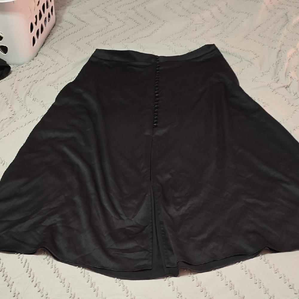 Express Black A-Line Skirt